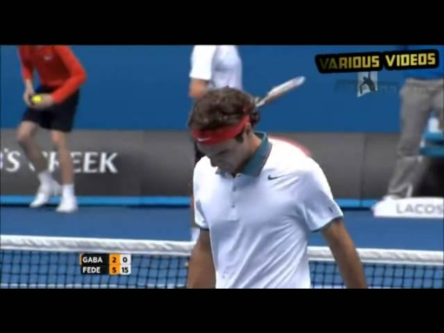 Roger Federer vs Teymuraz Gabashvili - Highlights Australian Open 2014