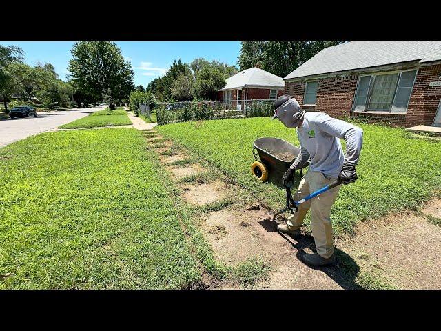 80 Year old man couldn't keep up with his lawn anymore...