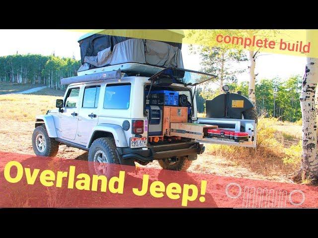 Overland Jeep Wrangler Build - DIY Custom Cabinet - Josh's Garage