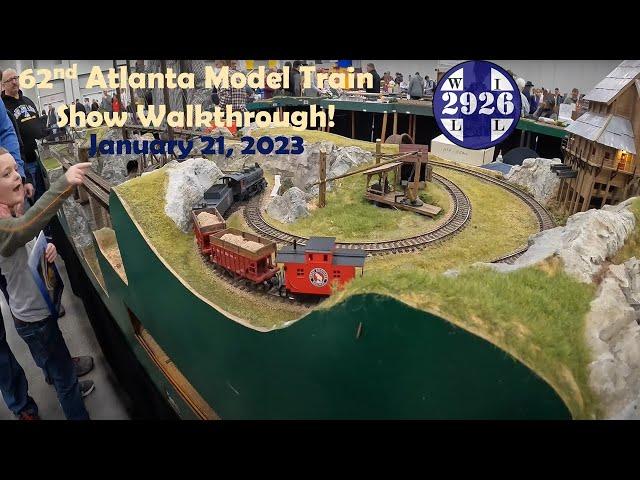 62nd Atlanta Model Train Show Walkthrough!