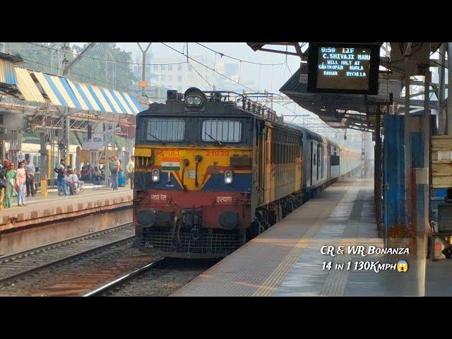 Massive SPEEDY Trains | CR & WR Trains | POWERFUL ICF & LHB Trains With WAP7 & More!! IndianRailway