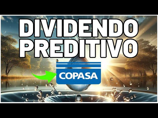 COPASA: ALTOS DIVIDENDOS e NINGUÉM está vendo! Hora de Comprar Ações CSMG3? Dividendo Preditivo!