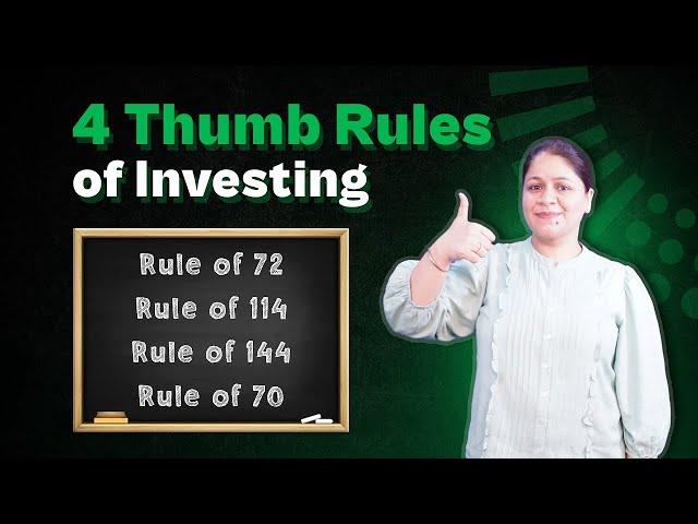 Investing Rule of 72, 114, 144 & 70: The Ultimate Money Multiplier Guide