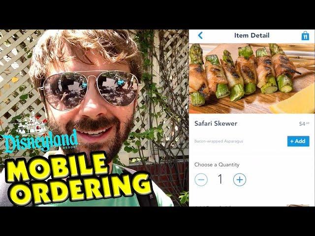 Disneyland Mobile Ordering! - How To Use - In Park Demo