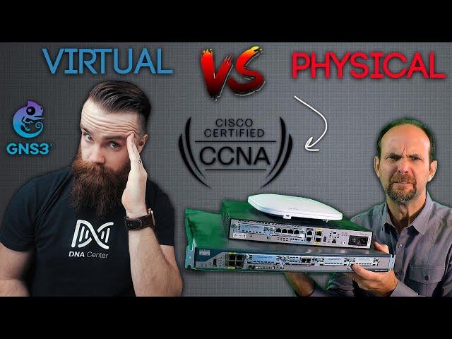 CCNA Lab BATTLE!! // GNS3 vs Physical - ft. Jeremy Cioara