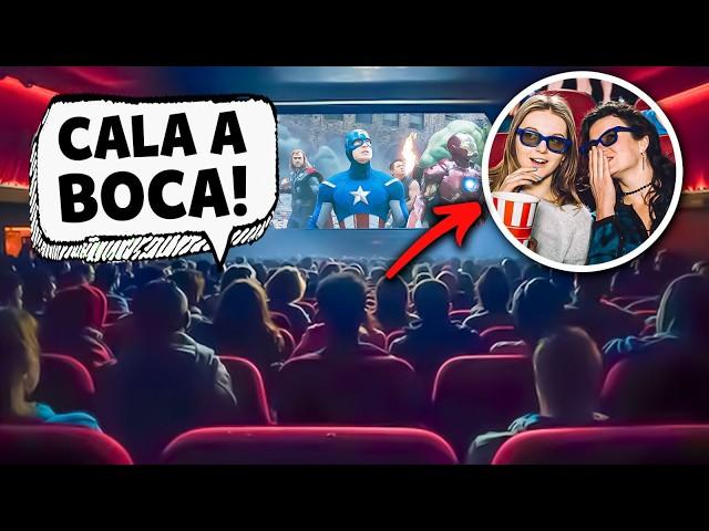 PARE de FALAR no CINEMA  e DESLIGA O CELULAR!!!