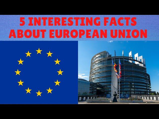 5 INTERESTING FACTS ABOUT THE EUROPEAN UNION|| OH MY GENERAL KNOWLEDGE