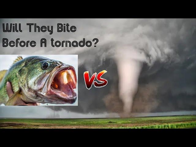 Will Fish Bite Right Before a Tornado??