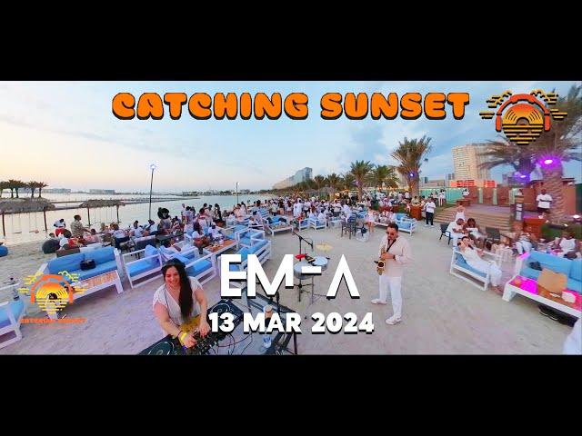 DJ EM-A Live Mix Set at Catching Sunset Bahrain R&B, Amapiano, Hip-Hop, Afro Beats, and more