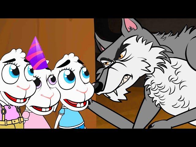 Le Loup et les 7 Chevreaux | Le gateau Surprise | Conte | Dessin Animé avec @lesptitszamis