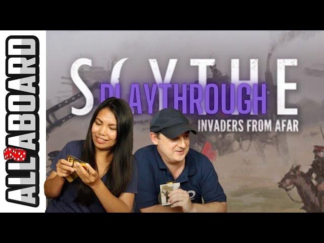 SCYTHE with INVADERS FROM AFAR | Board Game | 2-Player Playthrough | Broken Hearts and Rusted Gears