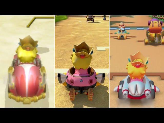 Evolution of Baby Peach in Mario Kart Games (2008-2019)