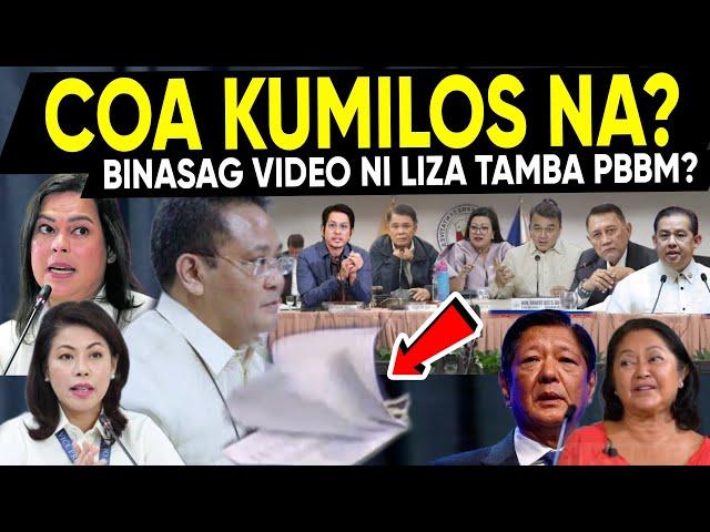 MALAKING GOODNEWS ITO! KUMANTA ang COA TUmestig0 kay VPSARA--Atty.LOPEZ? Sin0plak si LIZA-BBM-TAMBA?