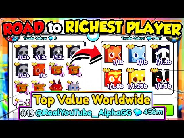 ROAD To #1 RICHEST PLAYER in PETS GO!! (Roblox)