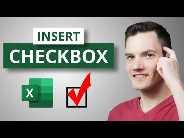 How to Insert Checkbox in Excel