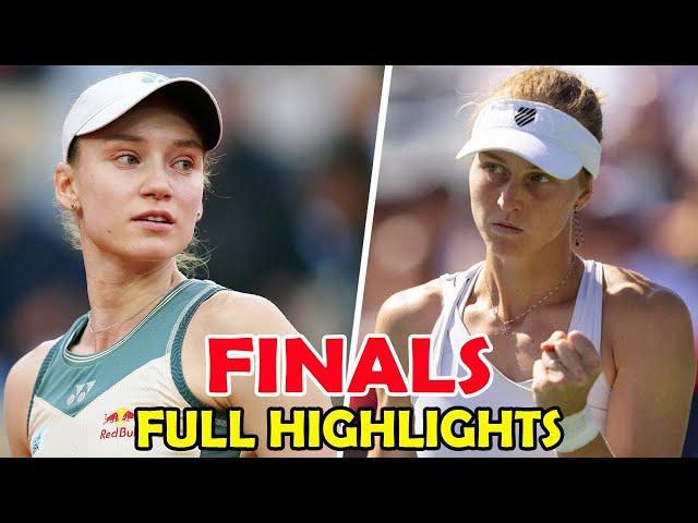 ELENA RYBAKINA vs. LIUDMILA SAMSONOVA Full Game Highlights | FINAL WTA  Strasbourg 2025
