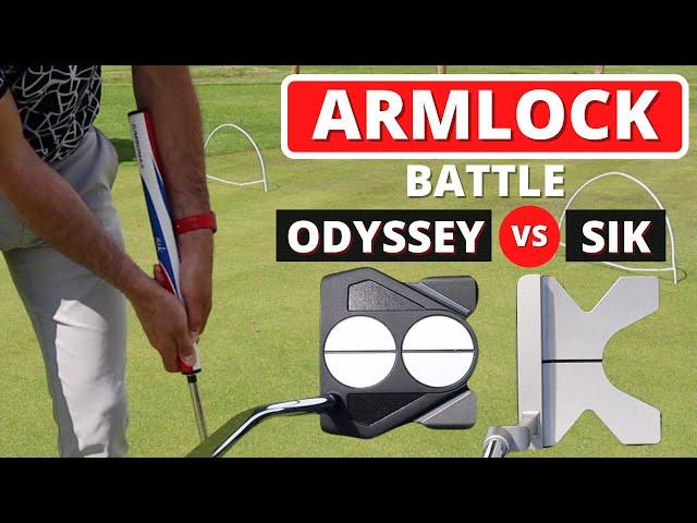 ARMLOCK PUTTERS - ODYSSEY vs SIK + 6 Hole Putt Off!