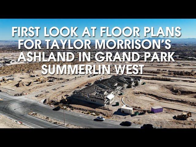 First Look at Floor Plans for Taylor Morrison's Ashland in Grand Park Summerlin West