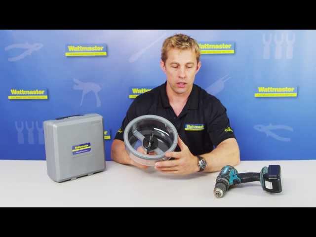 Downlight Cut - how to cut downlight holes - Wattmaster TV