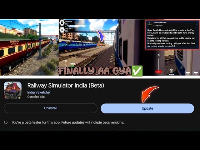 Railway Simulator India Finally Released | Public Update | Don't Spread Hate | PSRS | Ishu K Tech