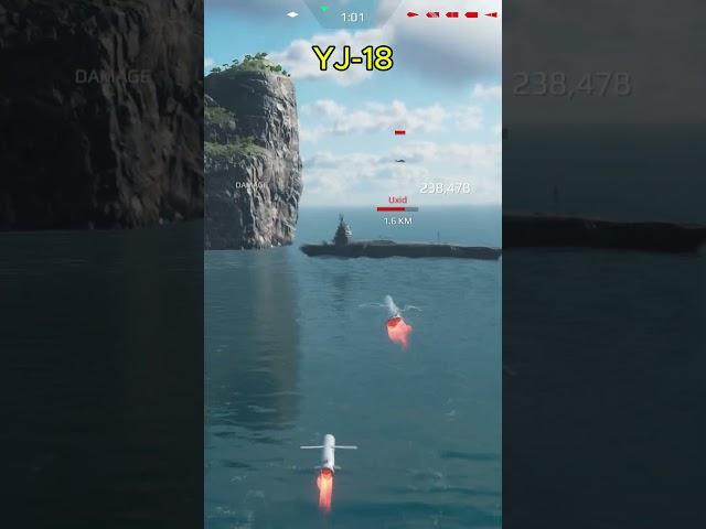 YJ-18 in Modern Warship – Deadliest Anti-Ship Missile!  #deepgor