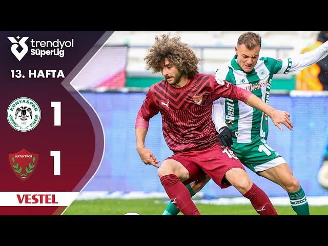 Vestel | Konyaspor (1-1) Hatayspor - Highlights/Özet | Trendyol Süper Lig - 2024/25