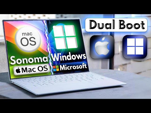 How to Dual Boot with MacOS Sonoma  and Windows 11 / Windows 10 on PC | Step by Step Guide|| Hindi