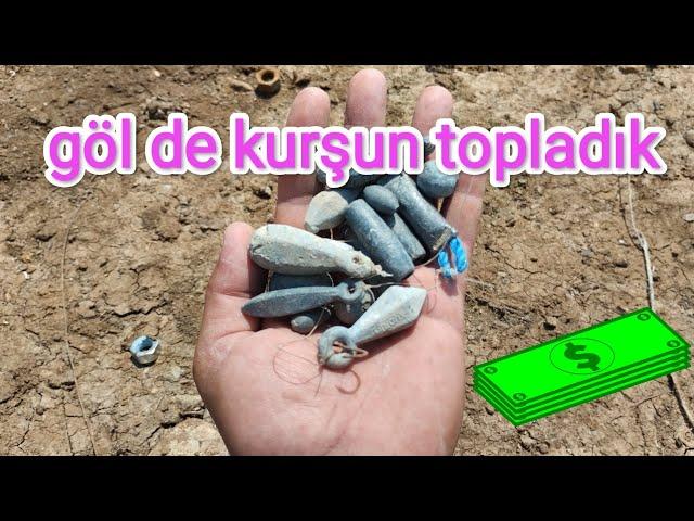 olta kurşunlarını topladık. We collected fishing lead #scrap #hurdatoplama #ekgelir #bullet  #kurşun