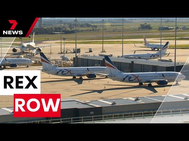 Major row erupts over REX airline pay | 7NEWS