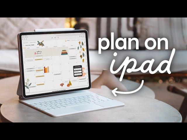 Using a Digital Planner on iPad | November Plan with Me