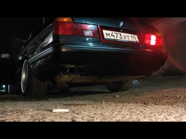 Выхлоп на моей BMW 730i с M60 | New exhaust from my BMW 730i with M60