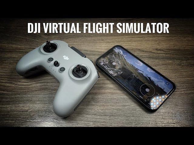 DJI Virtual Flight Simulator Demo - How To Setup Controller & Goggles