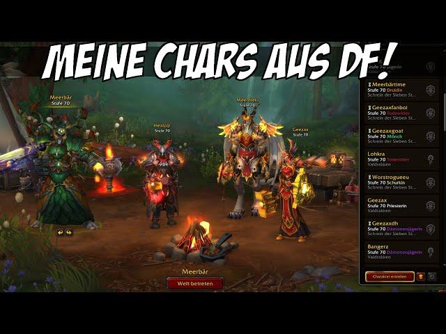 Viel mehr Max-Level-Chars als sonst: ALLE meine Charaktere aus World of Warcraft: Dragonflight