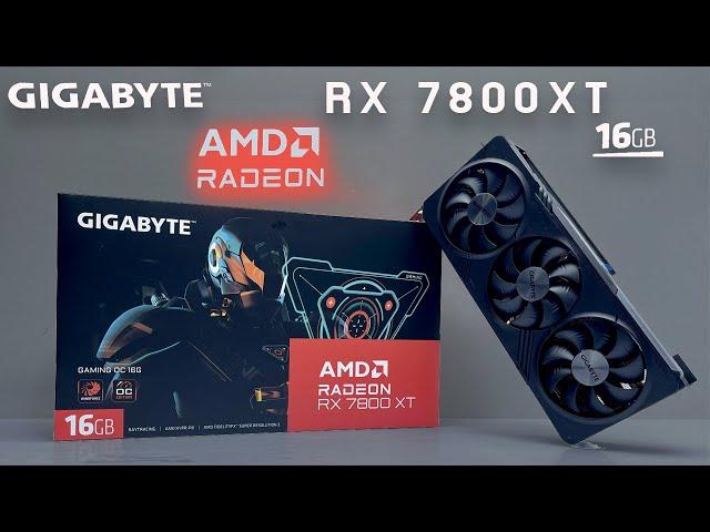 Asrock AMD Radeon RX 7800 XT 16GB UNOBX INSTALL GAMEPLAY