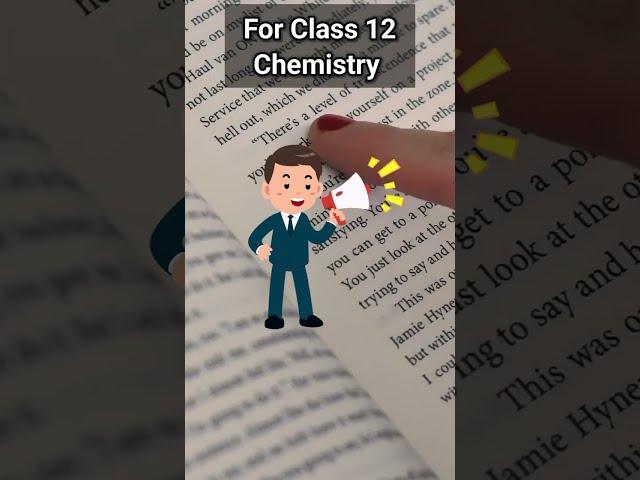 how to study chemistry class 12 | important chapters for class 12 chemistry #shorts #short