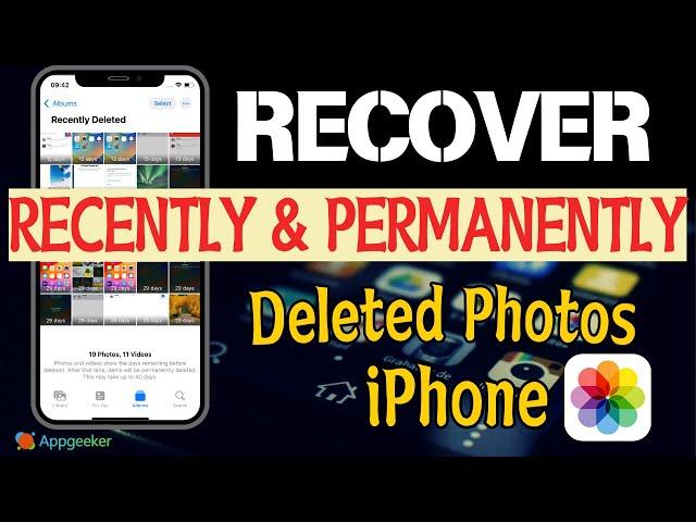 How to Recover Permanently Deleted Photos on iPhone 16/15/14/13 | with or without backup