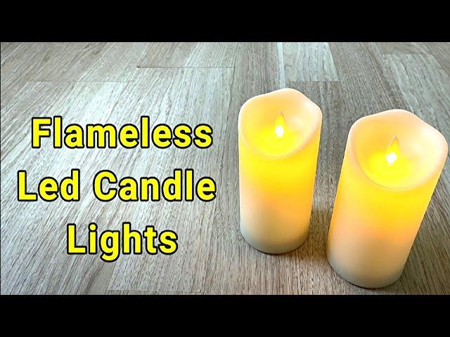 Waterproof Flameless Battery Operated Candles with Remote & Timer | gracieshotstuff