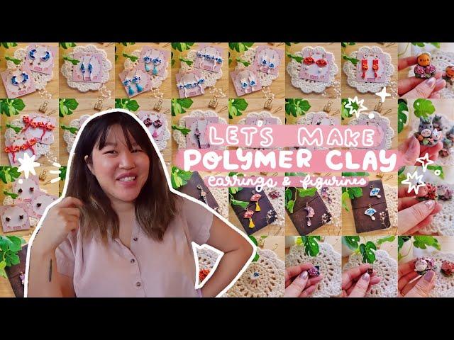 let's make earrings & figurines  tools, tips and tricks for making polymer clay crafts