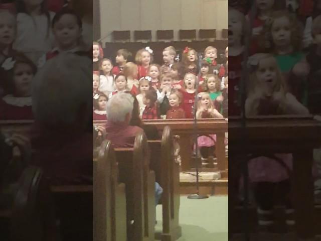 Joy to the world - AFUMC prek Christmas program Dec 2016