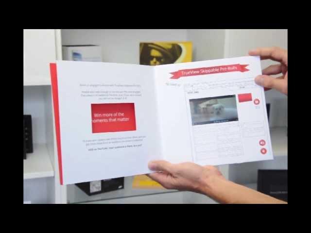 Video Brochures // CrossPak by FUSE Innovation -  Demo - 210mm x 210mm Square with 4.3" screen.