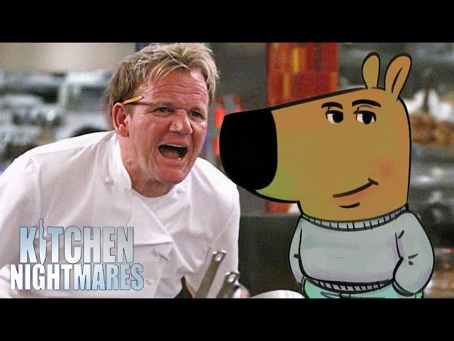 when gordon curses the s**t out of me but i'm literally just a chill guy | Kitchen Nightmares