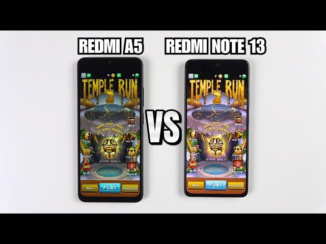 Redmi A5 vs Redmi Note 13 | Video test Display, SpeedTest, Camera Comparison