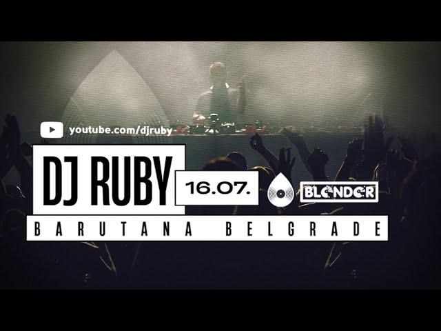 DJ Ruby Live Video Set in Serbia at Barutana Belgrade 16.07.2021