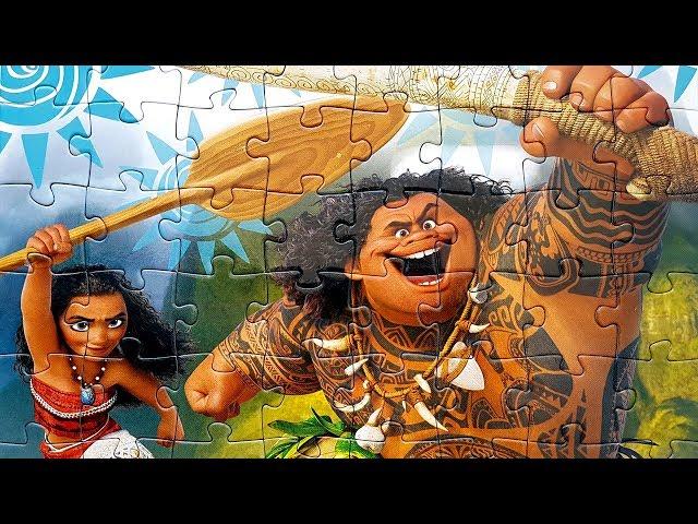 MOANA Disney PUZZLE Games for kids Vaiana and Maui Learning Toys EDUCA Jigsaw Puzzles