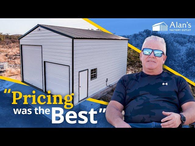 Alan's Factory Outlet Metal Garage Testimonial | Alans Factory Outlet Garage Reviews