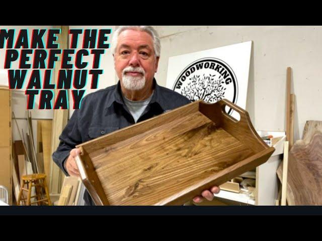 Show off your woodworking skills with this unique serving tray.