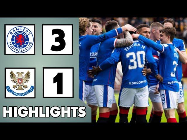 Rangers 3-1 St. Johnstone | Scottish Premier League LIVE Score & Highlights (January 2025)eFootball