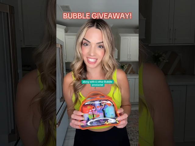 BUBBLE GIVEAWAY!  If you don’t have insta you can use your parent’s! Good luck! @bubbleskincare