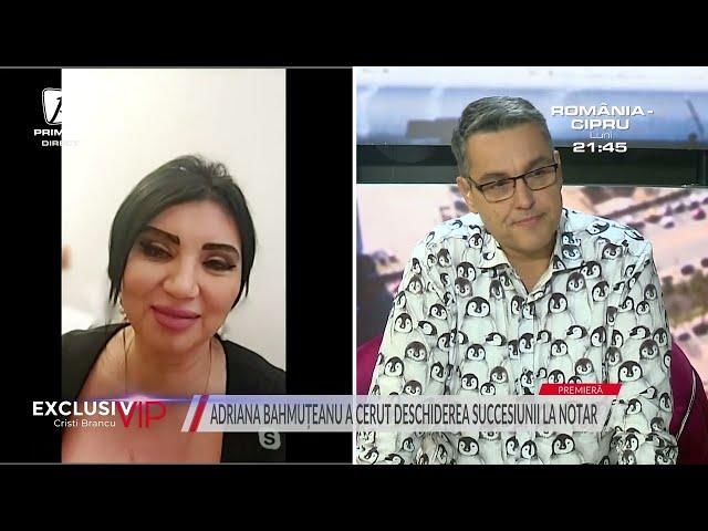 Adriana Bahmuțeanu, adevărul despre succesiune: "Frații vitregi și avocatul lor au făcut"