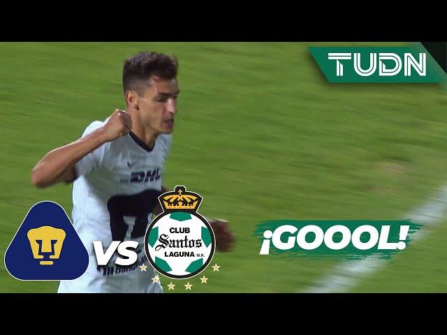 ¡Gol de Pumas! Dinenno se estrena con gol de cabeza | Pumas 2 - 1 Santos | Copa Mx - 8vos | TUDN